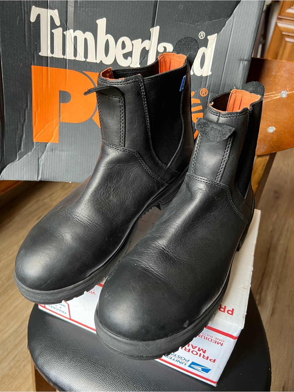 Timberland PRO Women’s 10 M Birchline Safety Toe Work Boots black NIB men 8.5M